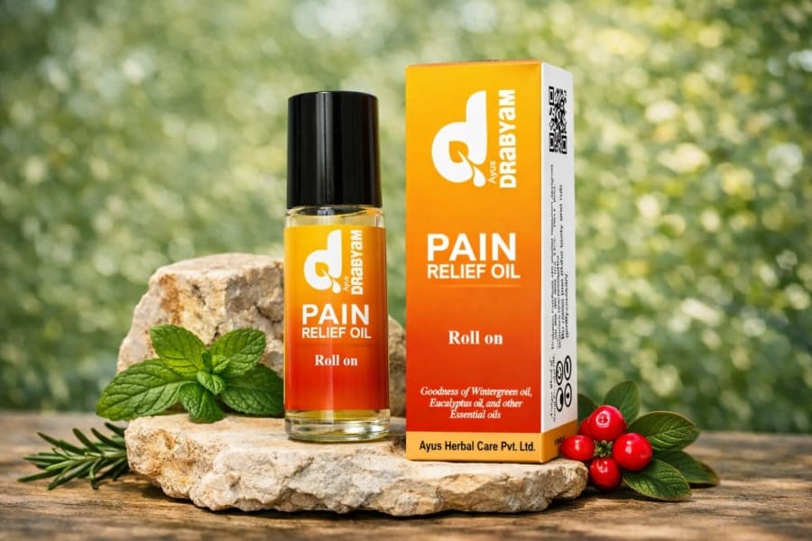 Drabyam Pain Relief Oil Roll-On 10ml